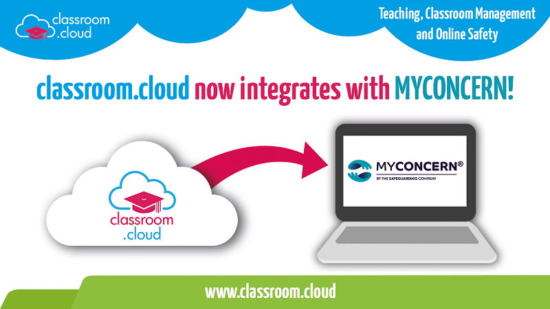 EdTech and online safety platform classroom.cloud now integrates with MYCONCERN